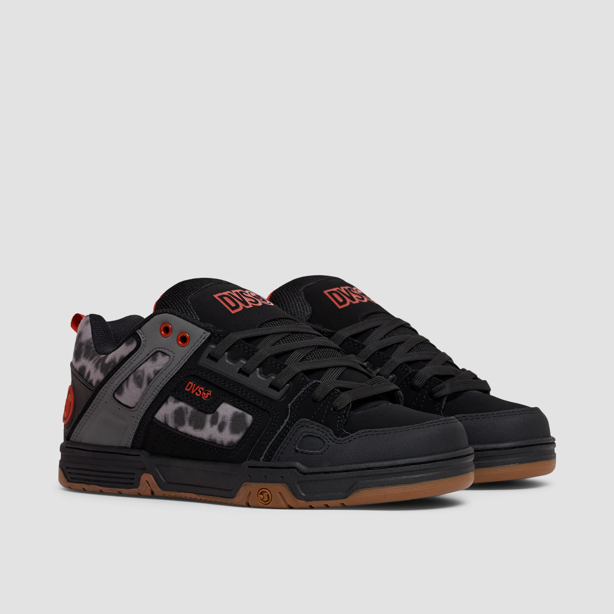 DVS Comanche Shoes - Black/Charcoal/Print Nubuck