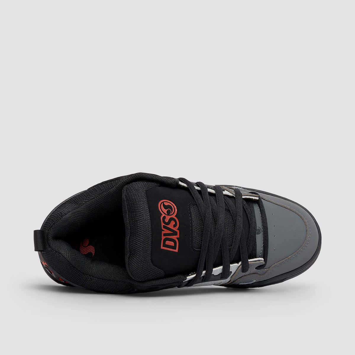 DVS Comanche Shoes - Black/Grey/Red Nubuck