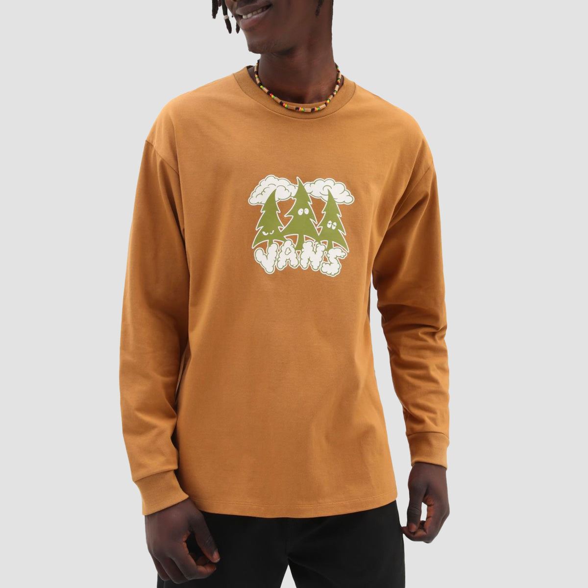 Vans Off The Wall Skate Classics Longsleeve T-Shirt Bone Brown