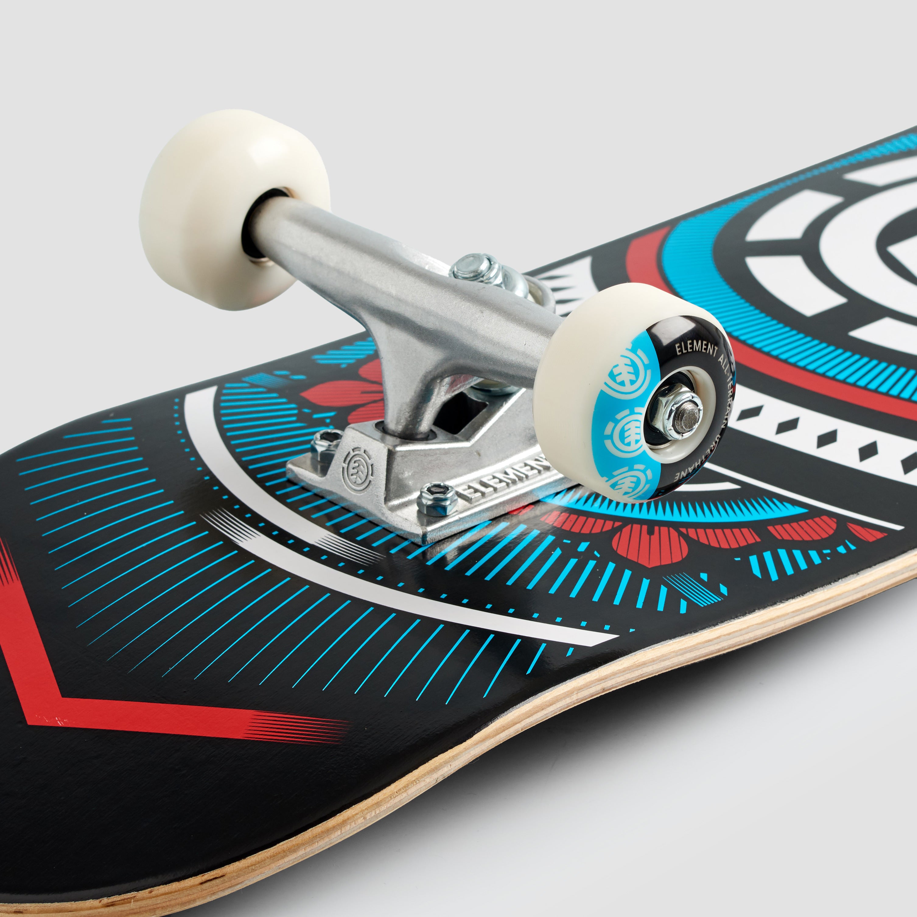 Element Hatched Red Blue Skateboard 7 75 Element Hatched Red Blue Skateboard 7 75