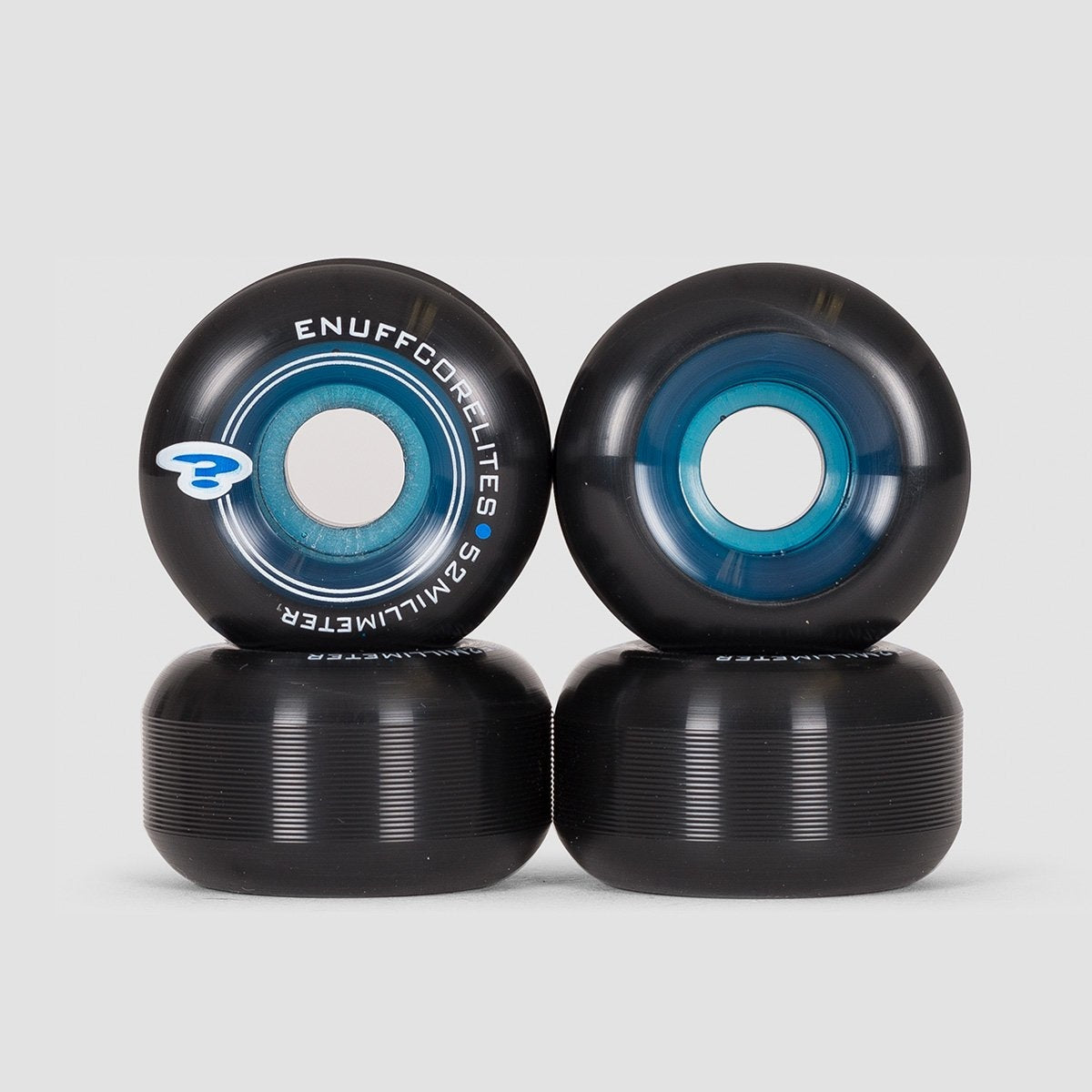 Enuff Corelites Wheels Black/Blue 52mm - Skateboard