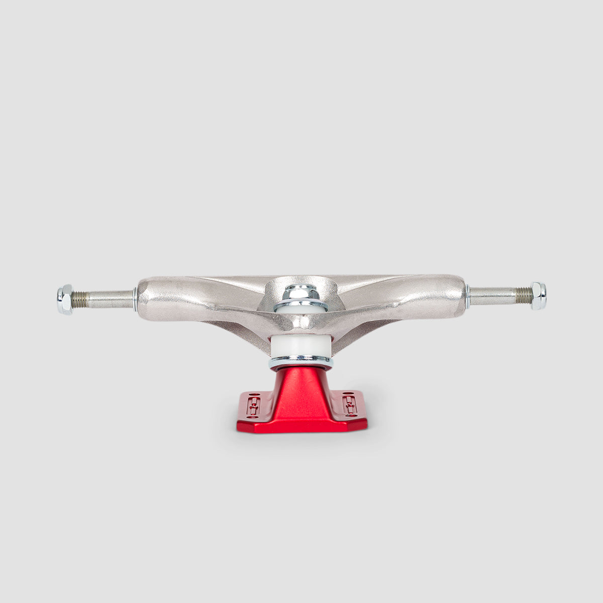 Enuff Decade Pro Satin 139 Skateboard Trucks 1 Pair Raw/Red - 8"