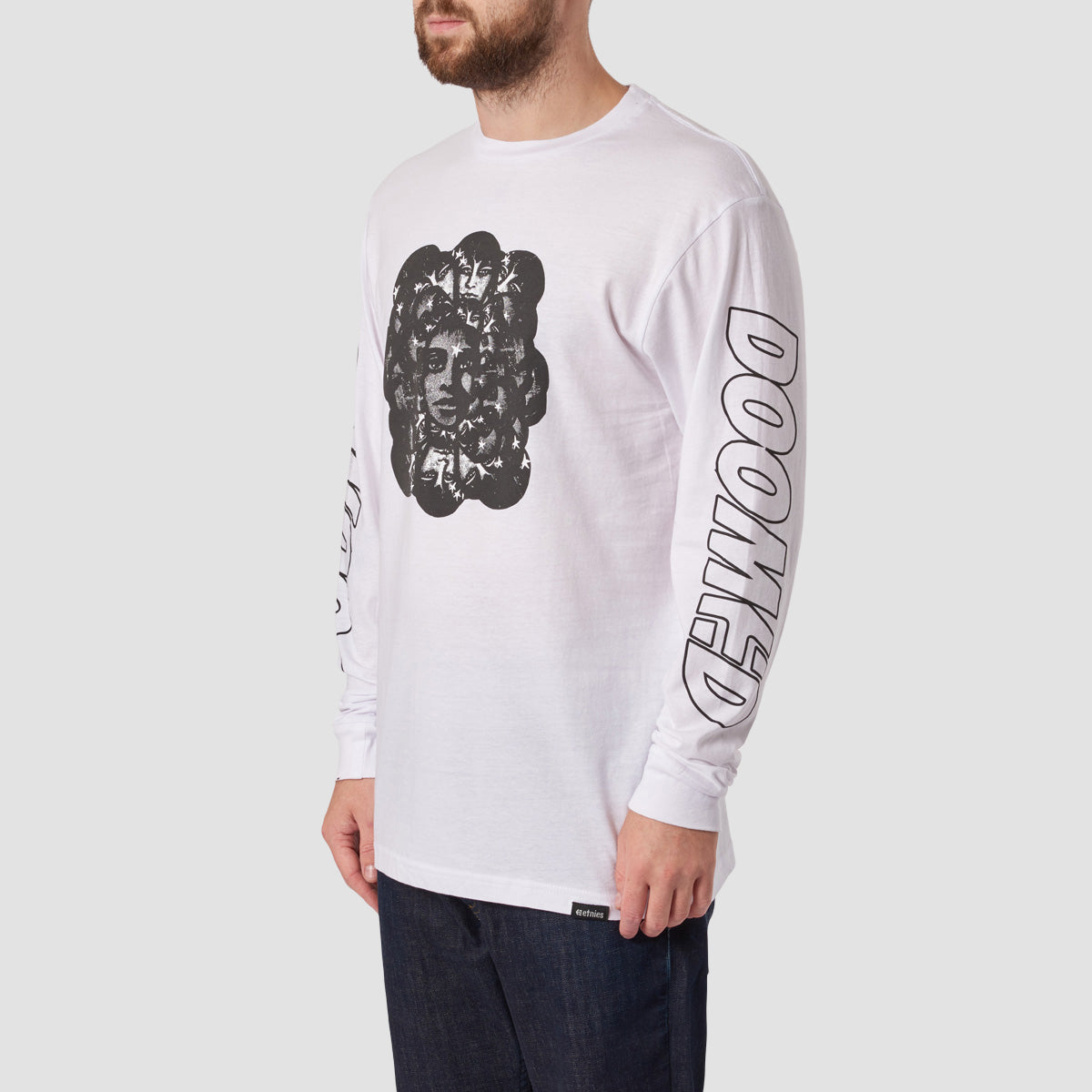 Etnies X Doomed Longsleeve T-Shirt White