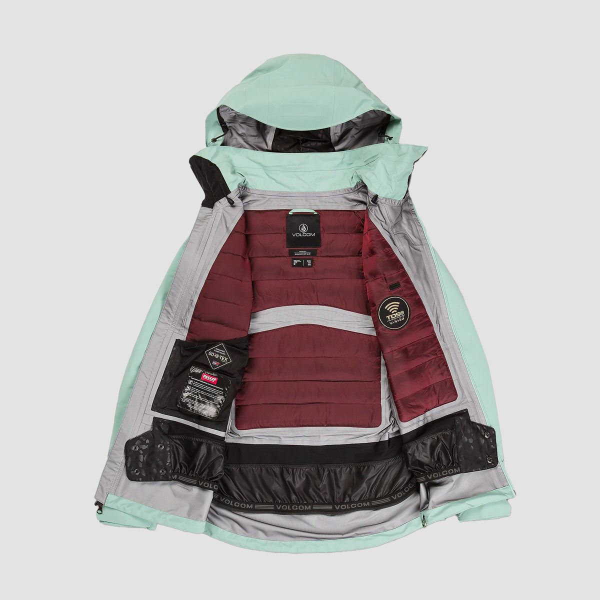 Volcom NYA TDS Inf Gore-Tex Snow Jacket Mint - Womens