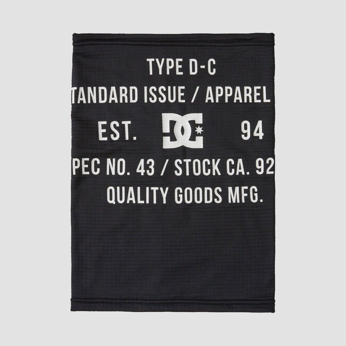 DC Canvas Neck Warmer Black