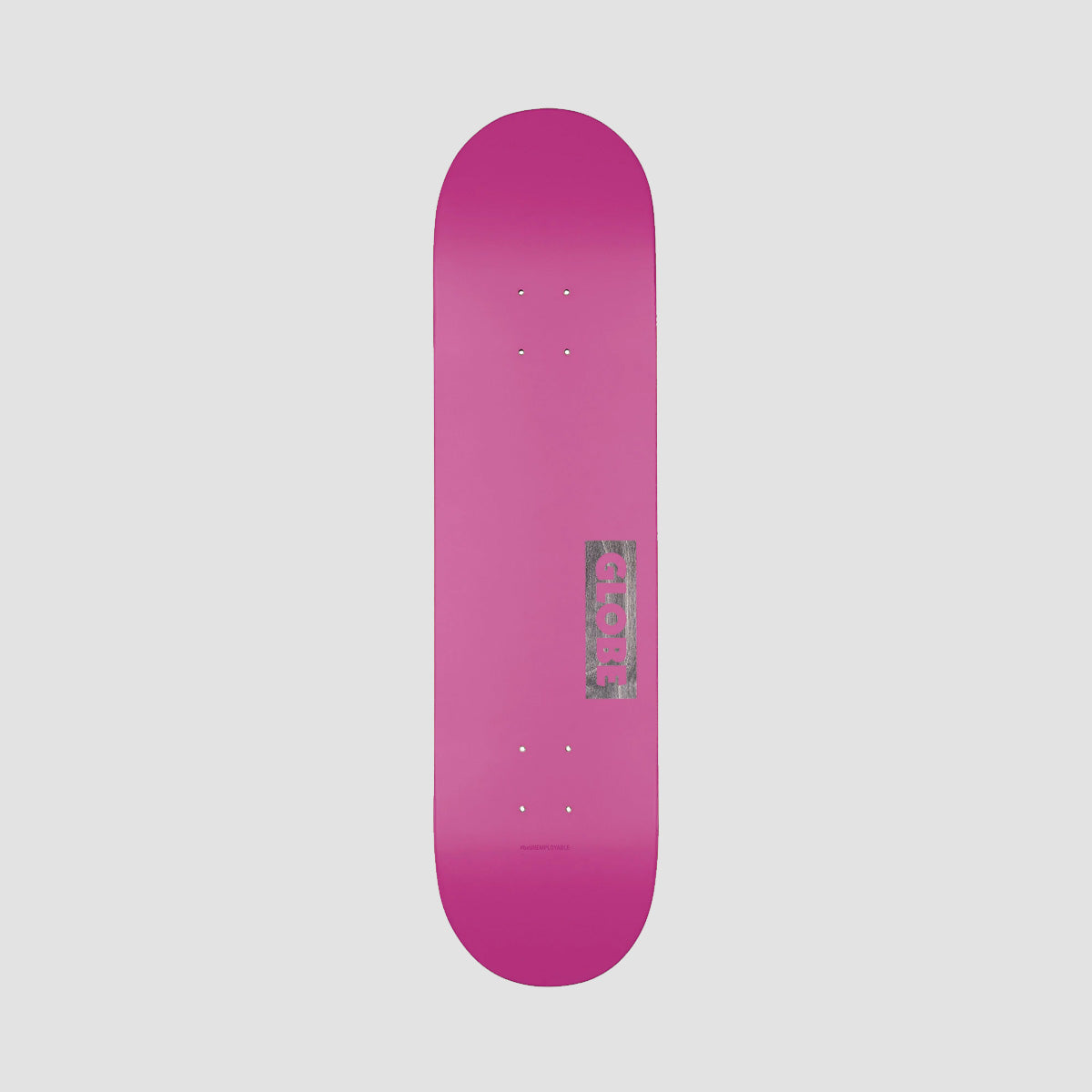 Globe Goodstock Skateboard Deck Neon Purple - 8.25"