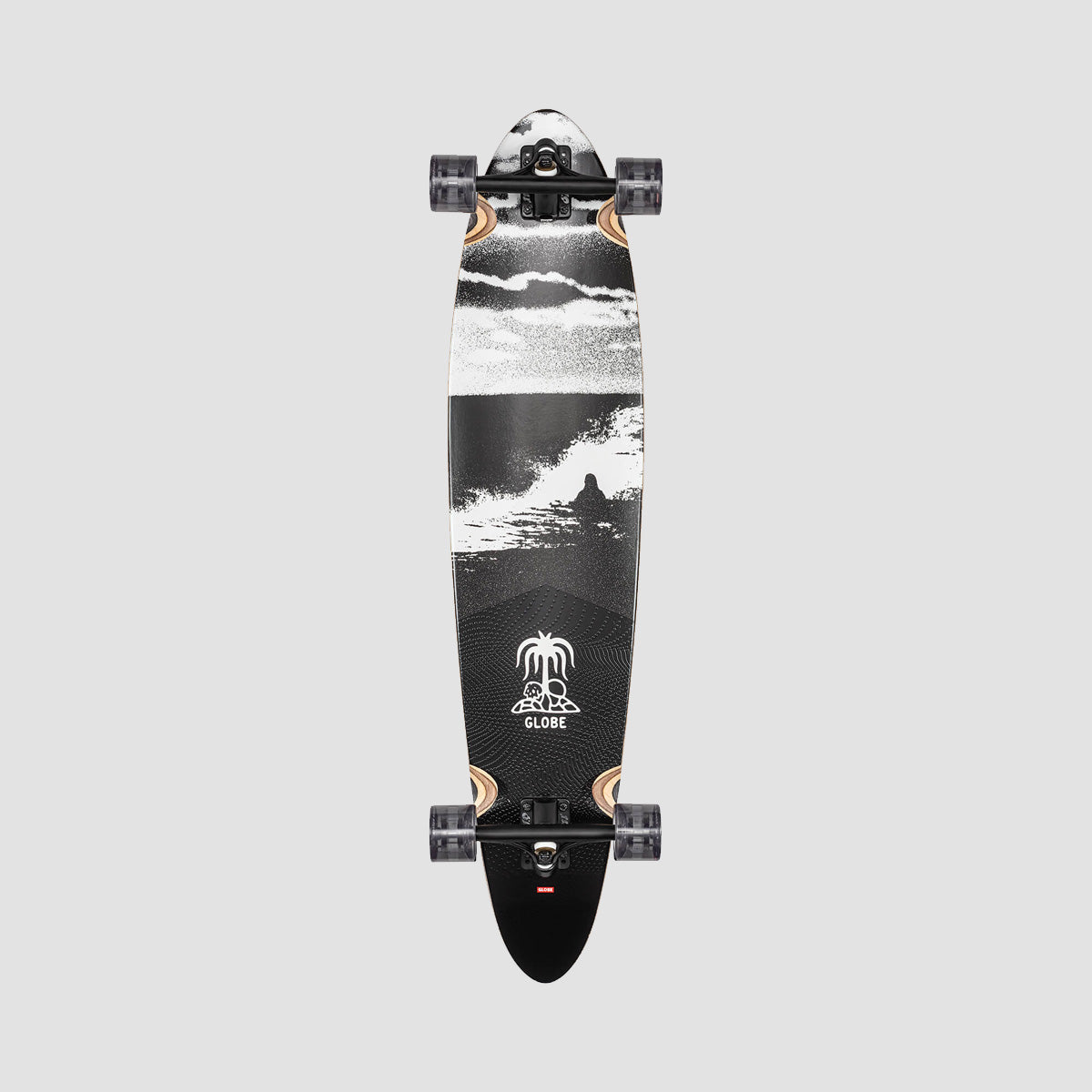 Globe Pinner Classic Longboard Skateboard Coconut/Black Tide - 40"