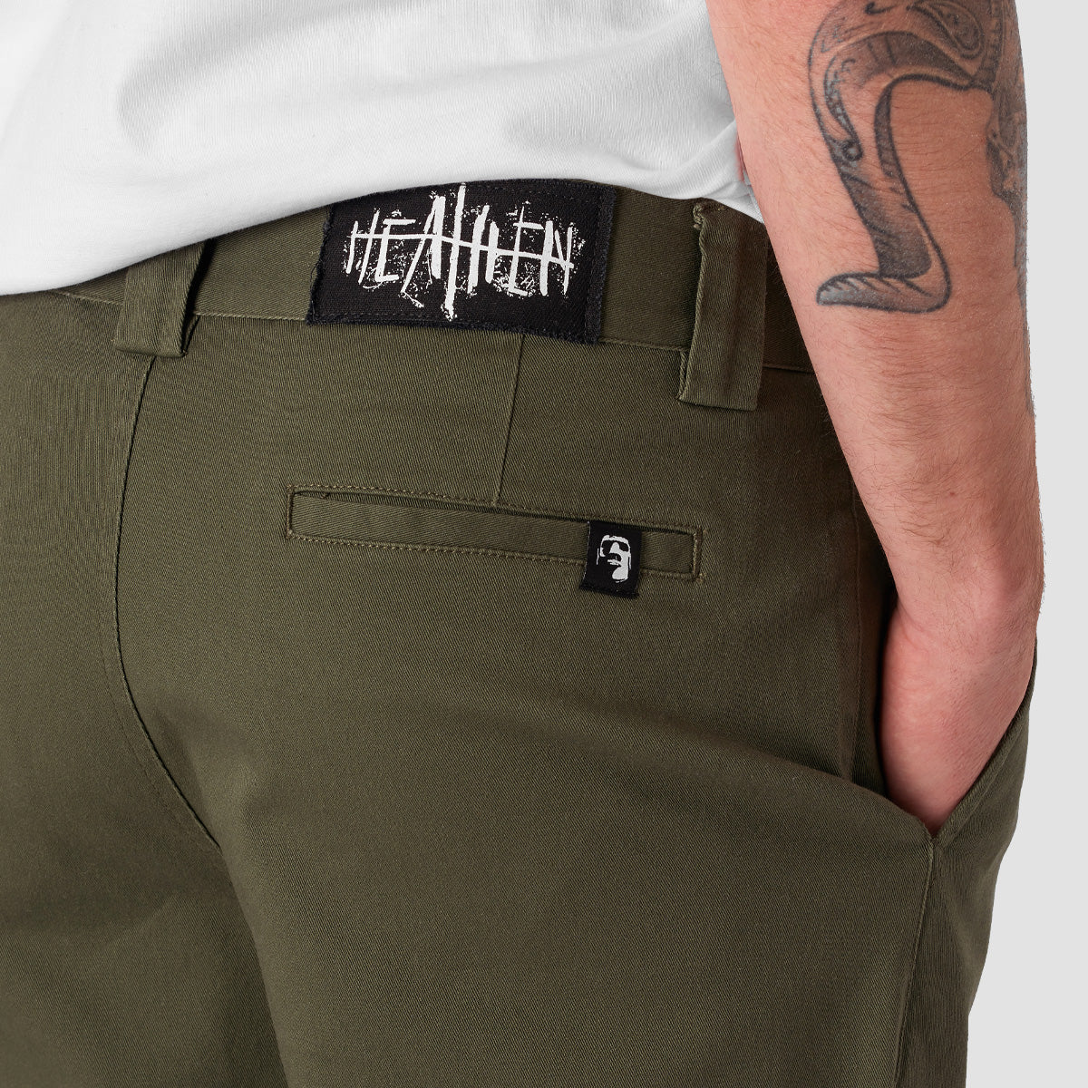 Heathen Battery Work Pants Army