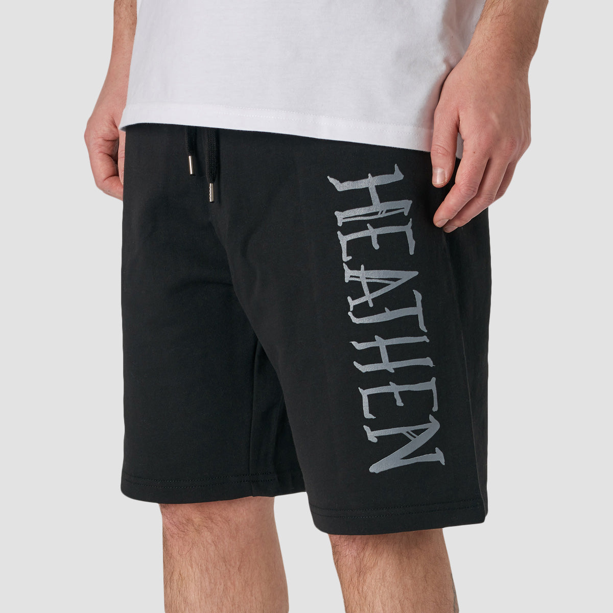 Heathen Void Sweat Shorts Black