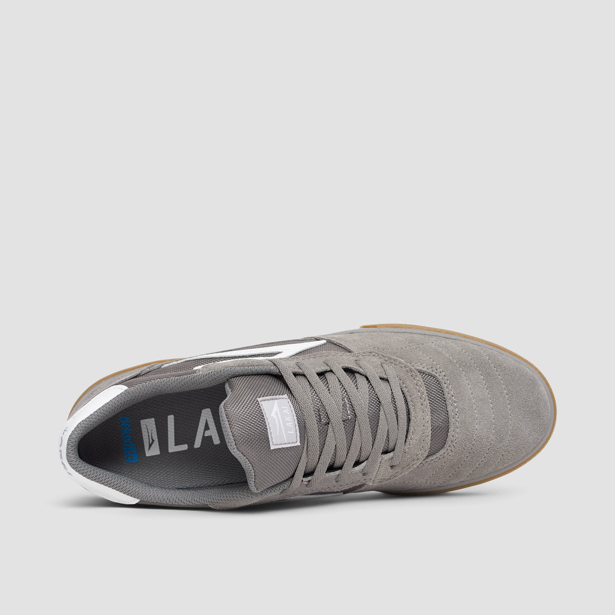 Lakai Cambridge Shoes - Light Grey/Gum Suede