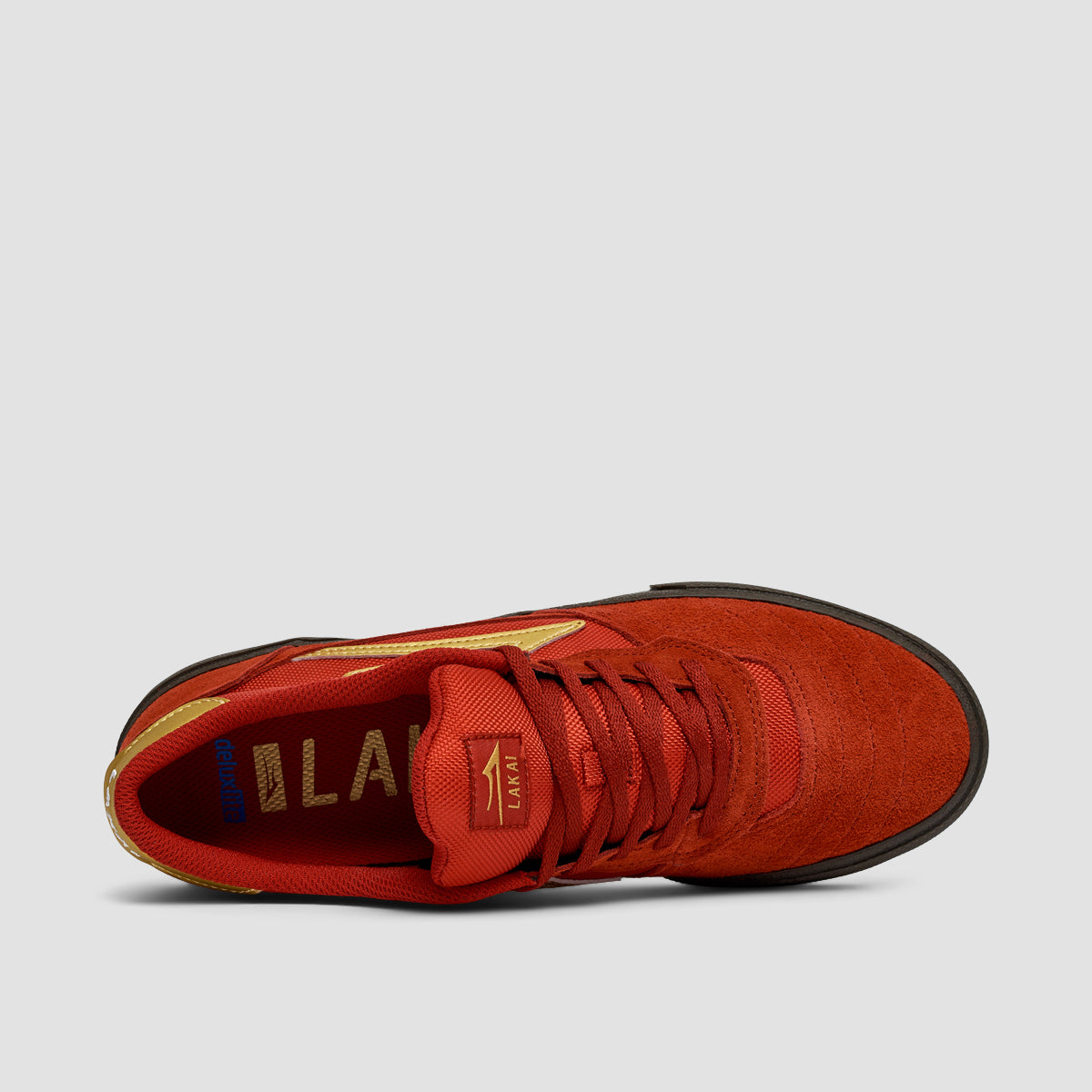 Lakai Cambridge Shoes - Red/Gum Suede - Kids