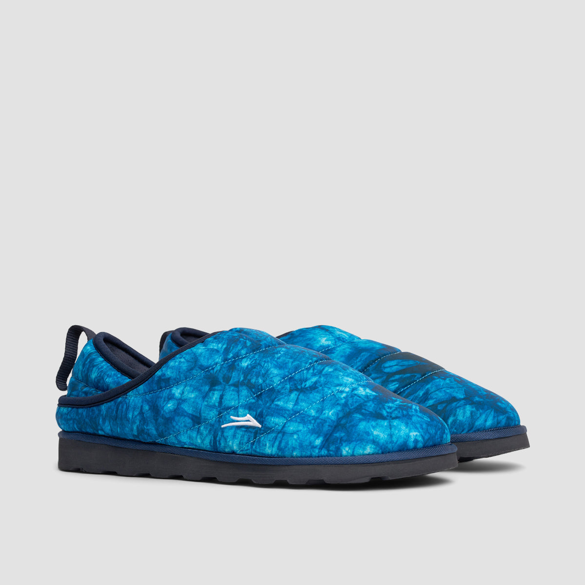 Lakai Owen Slippers Navy Tie Dye