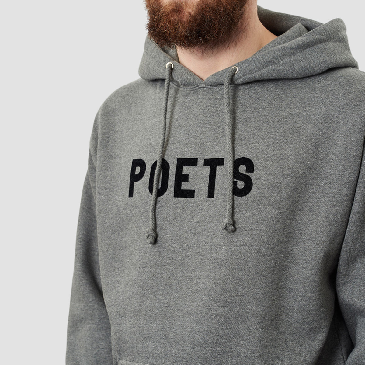 POETS Og Logo Pullover Hoodie Grey