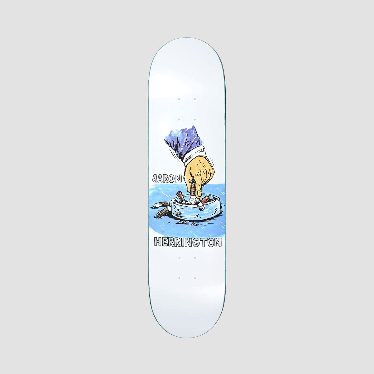 Polar Aaron Herrington Chain Smoker Skateboard Deck - 8.125"