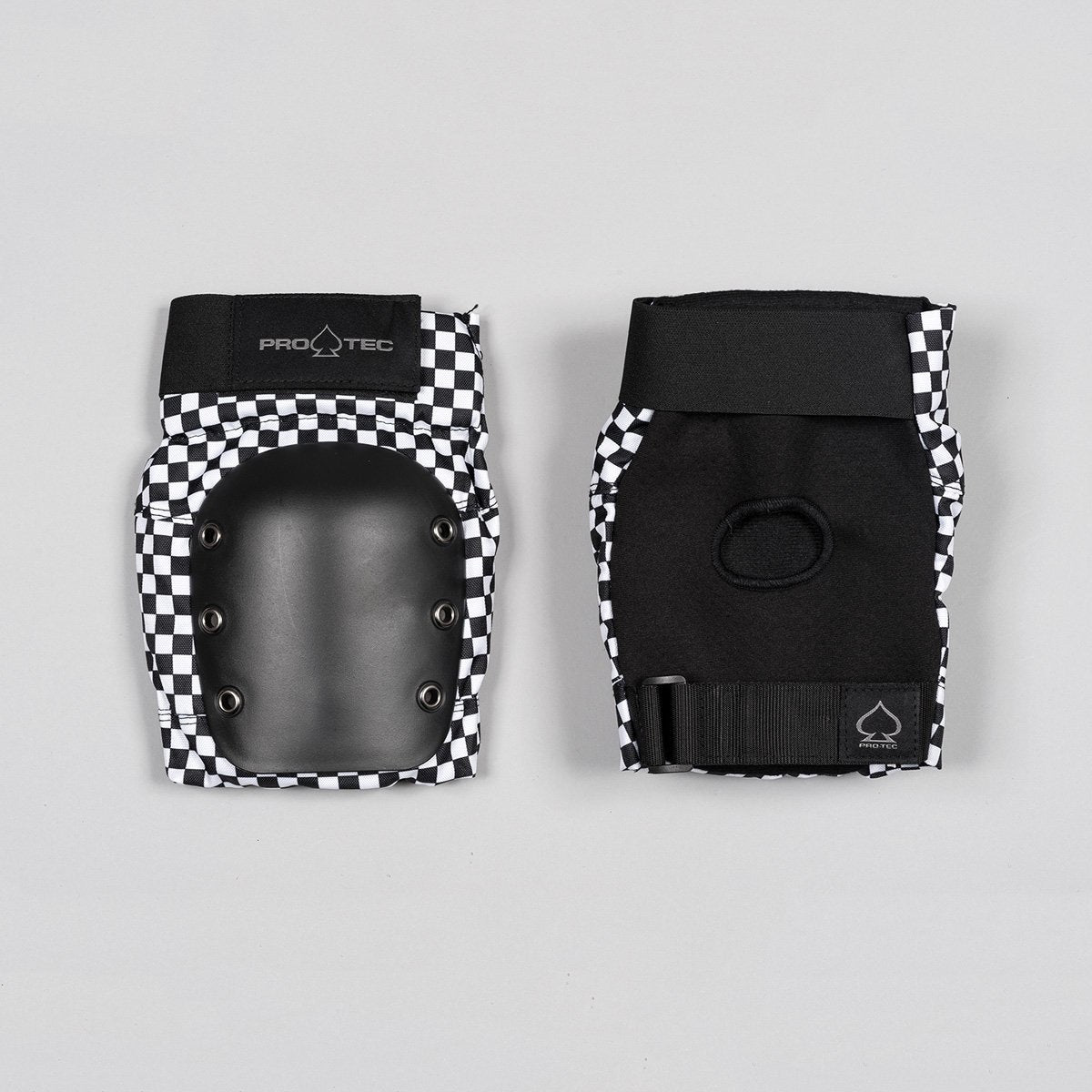 Protec Street Knee Pads Checker Black/White - Safety Gear
