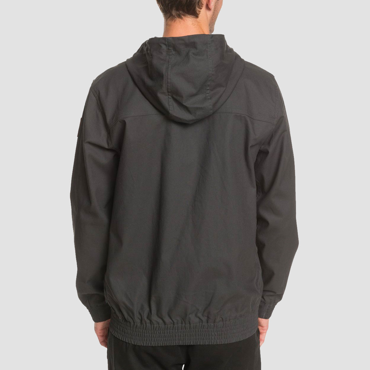 Quiksilver Brooks Unlined Hooded Canvas Jacket Tarmac