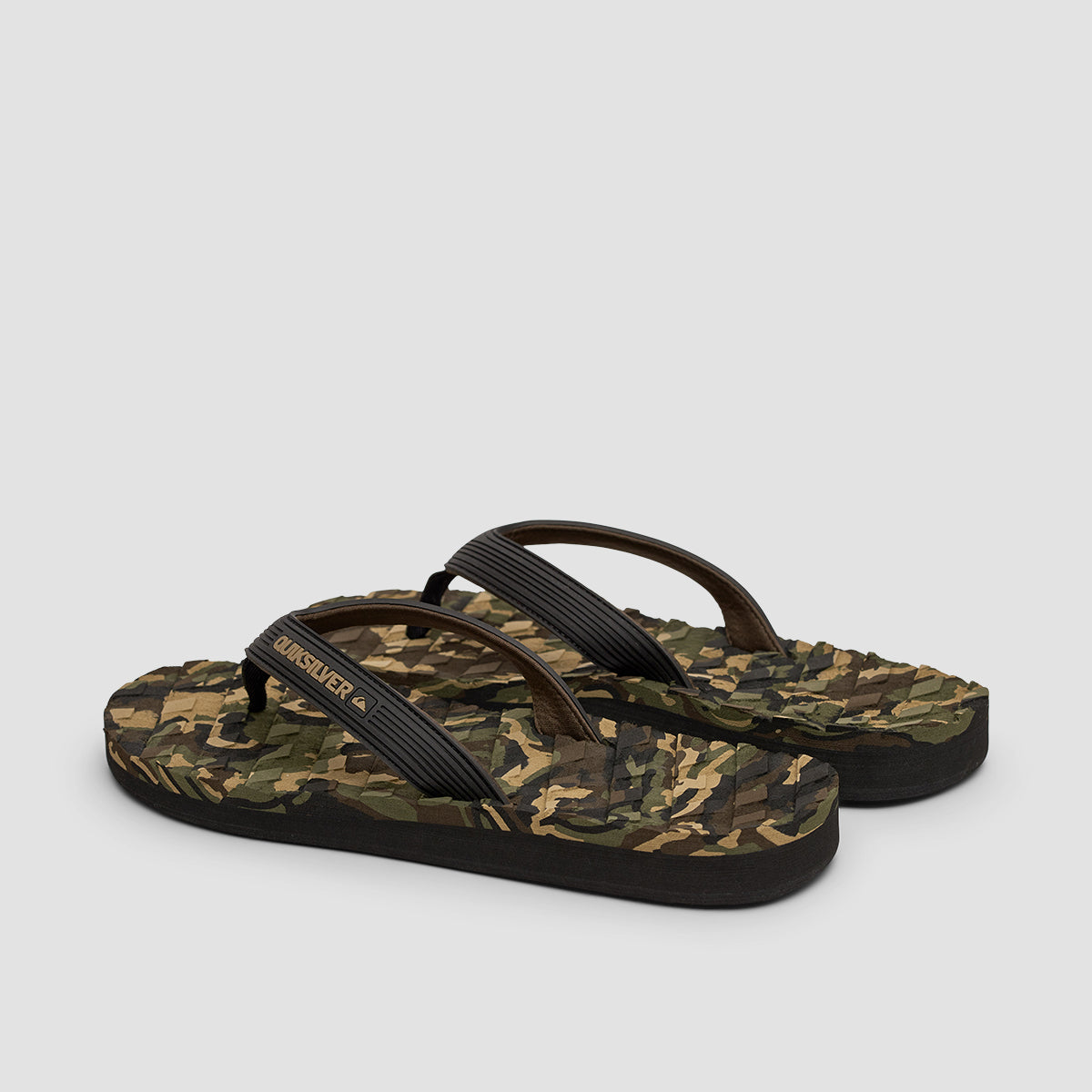 Quiksilver Massage 2 Sandals Black/Green/Black