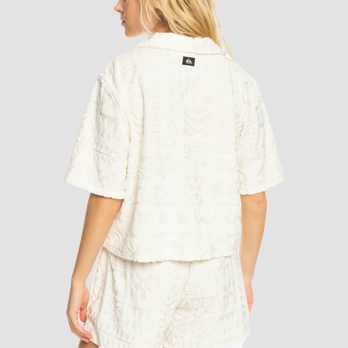 Quiksilver STM Nomad Culture Shirt Lily White - Womens