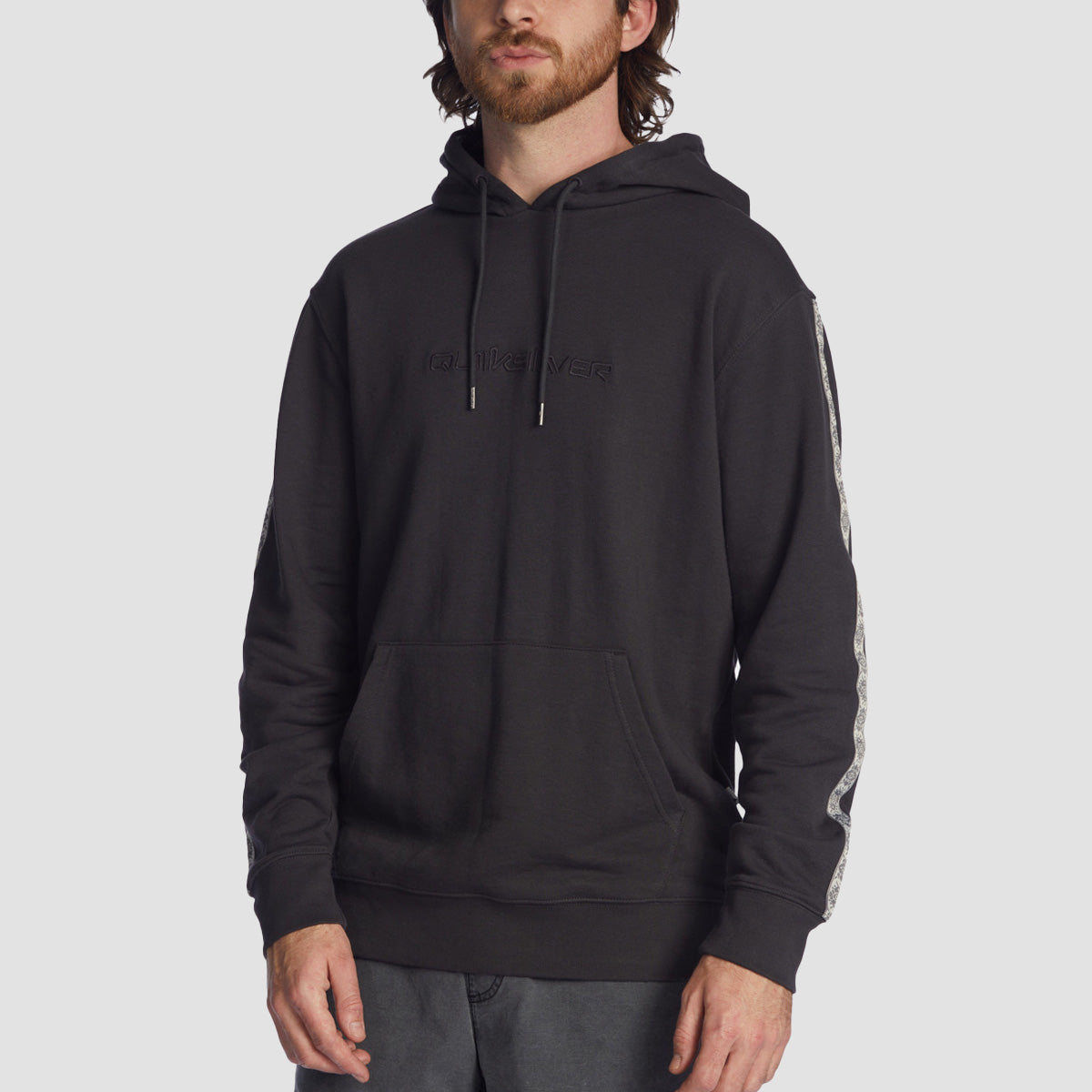 Quiksilver Taped Pullover Hoodie Tarmac