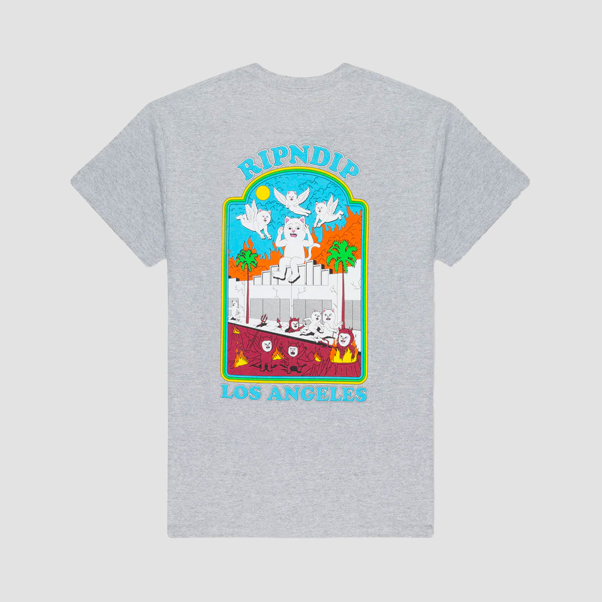 Ripndip Heaven On Earth T-Shirt Ash Heather