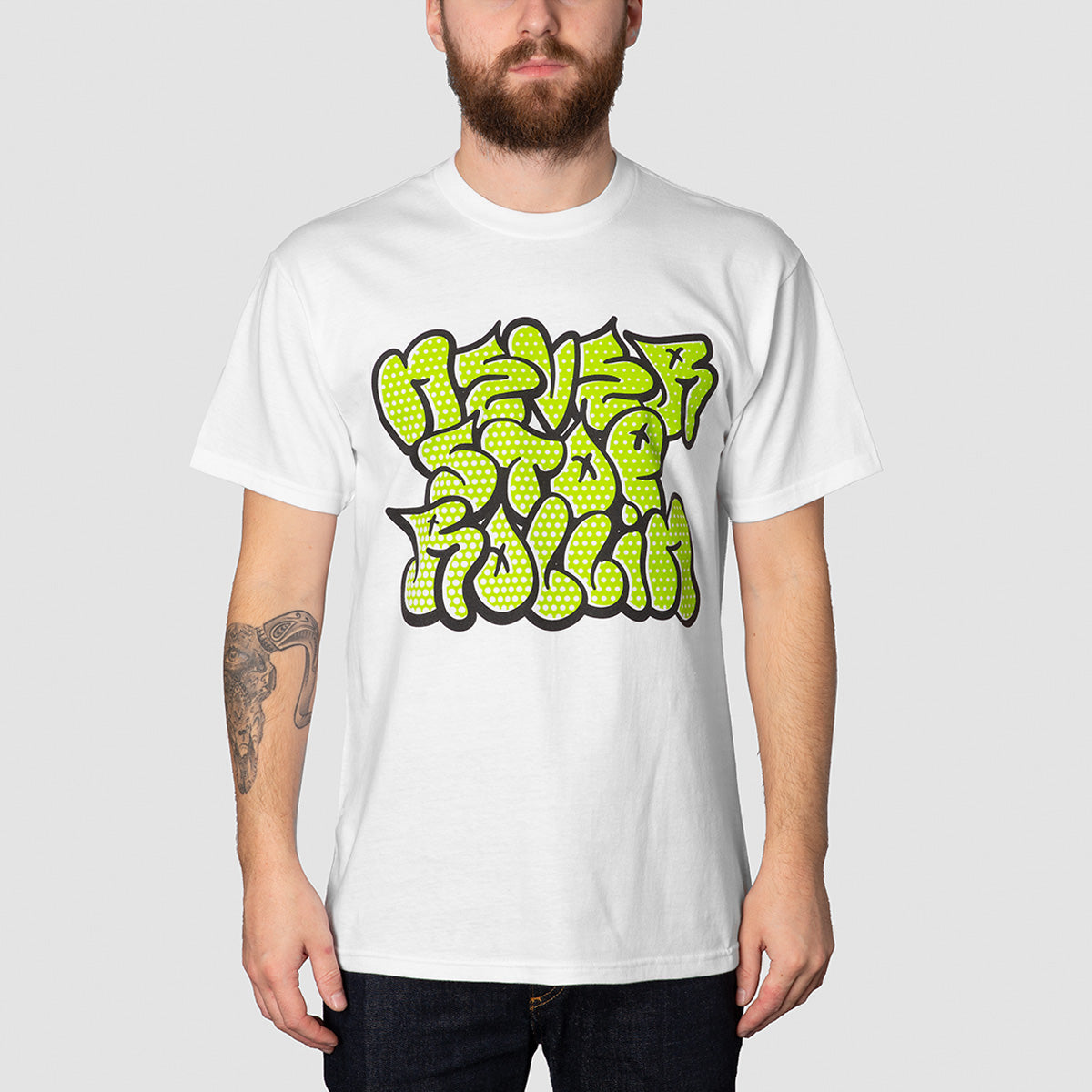 Rollersnakes Throw Up T-Shirt White