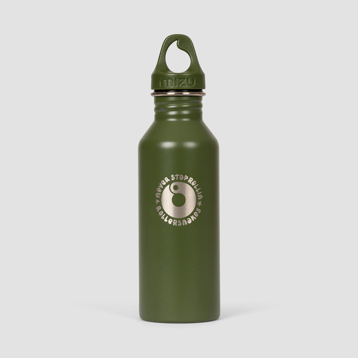 Rollersnakes X Mizu M5 Water Bottle Army Green