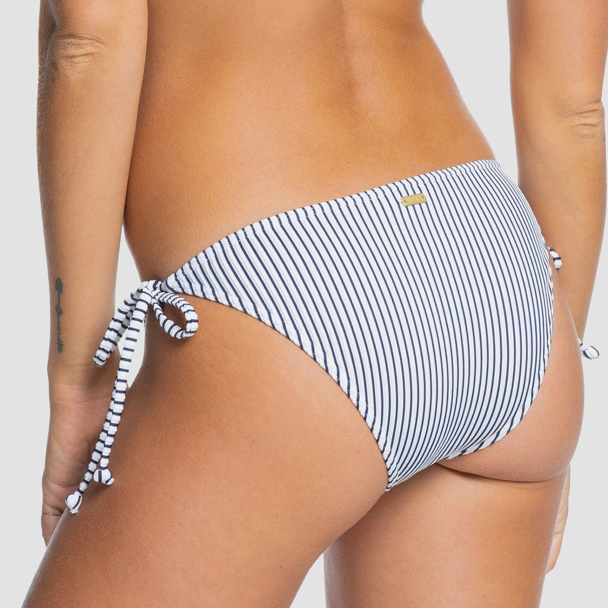 Roxy Bico Mind Of Freedom Tie-Side Bikini Bottoms Bright White - Womens