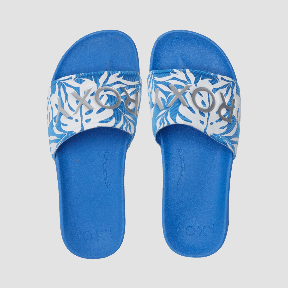 Roxy Slippy LX Neoprene Slides Baha Blue - Womens