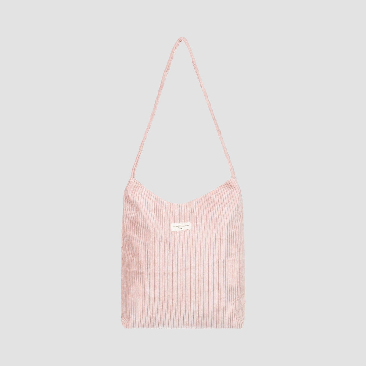 Roxy Under Clouds Corduroy Tote Bag Ash Rose - Womens