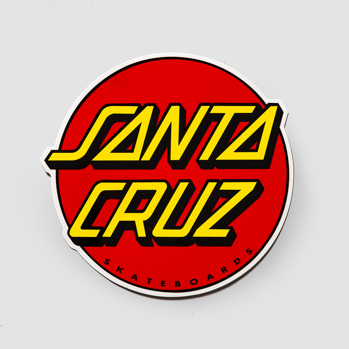 Santa Cruz Classic Dot Sticker Red 160mm