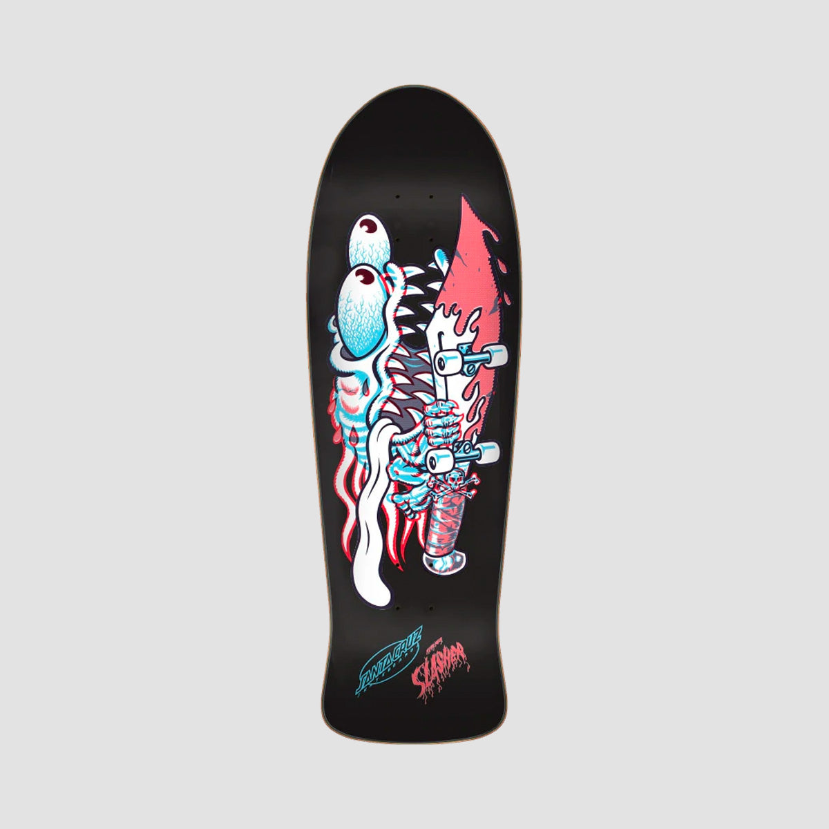 Santa Cruz Meek Slasher Decoder Reissue Skateboard Deck - 10.1"
