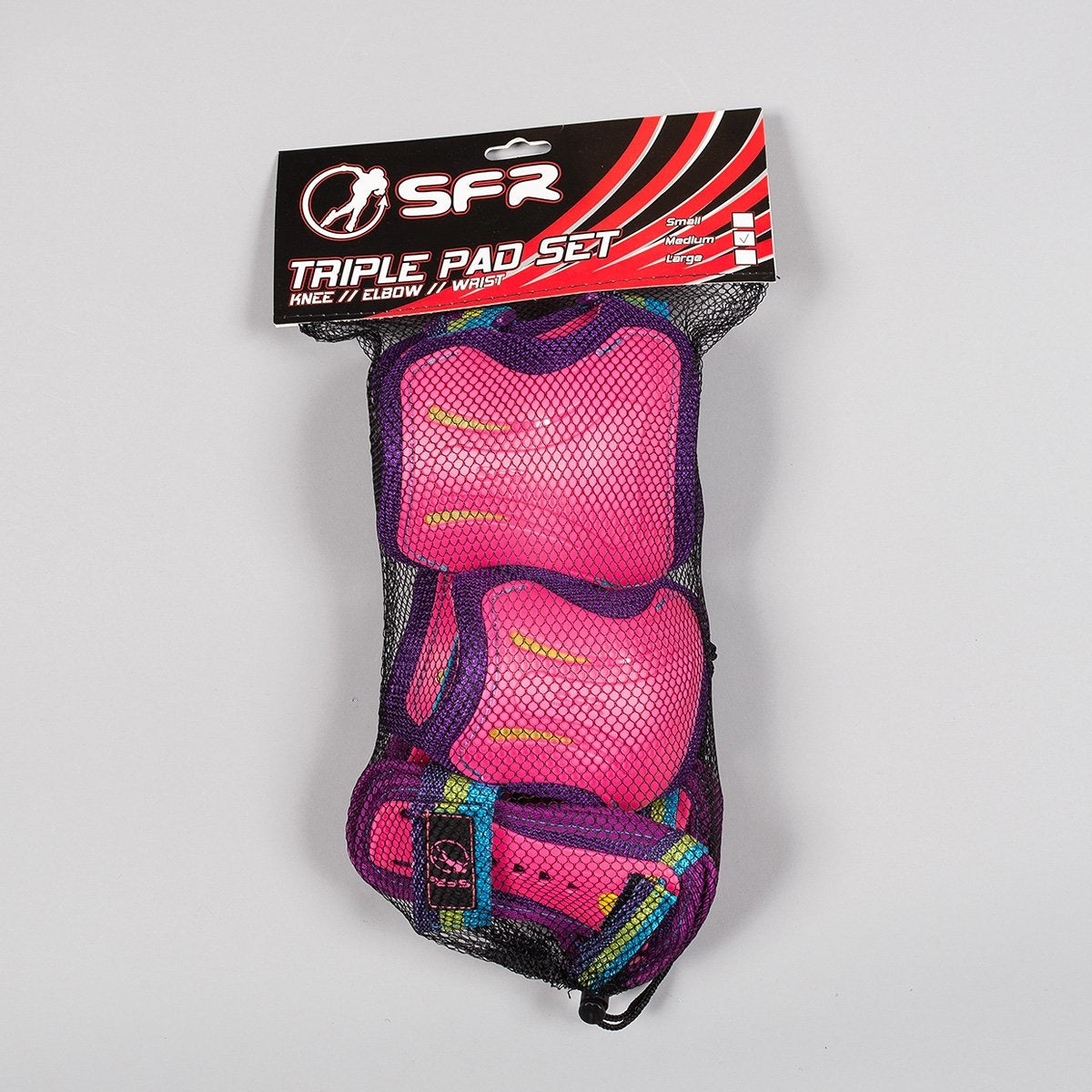 SFR Essential Triple Pad Set Tropical - Kids - Safety Gear