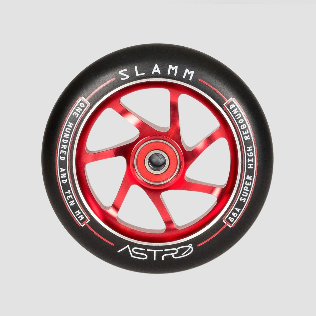 Slamm Astro Scooter Wheel x1 Red 110mm - Scooter