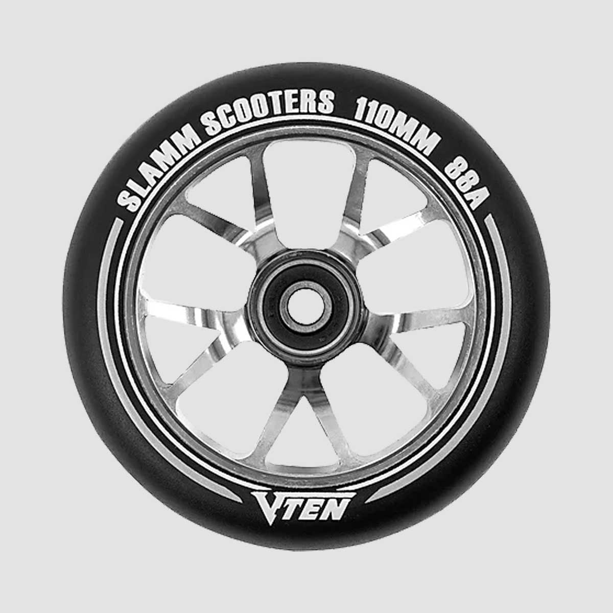 Slamm V-Ten II 88A Scooter Wheel x1 Titanium 110mm