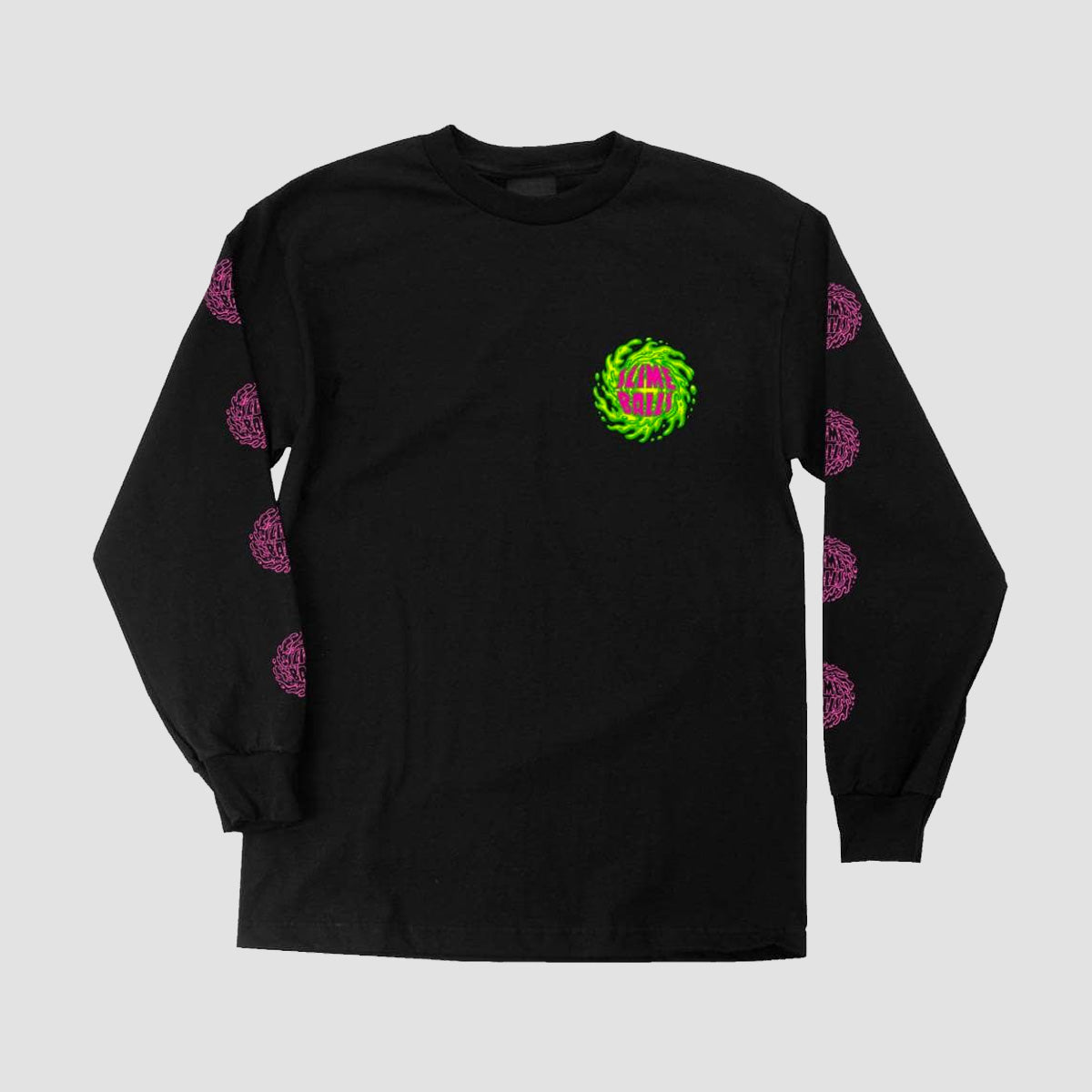 Slime Balls SB Logo Longsleeve T-Shirt Black