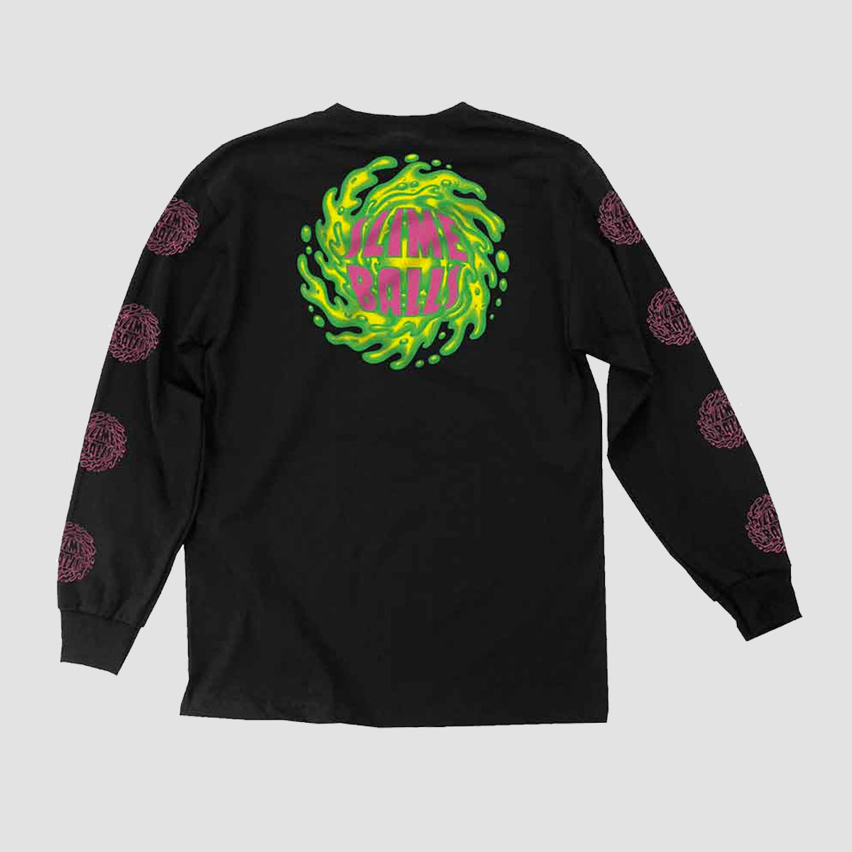 Slime Balls SB Logo Longsleeve T-Shirt Black