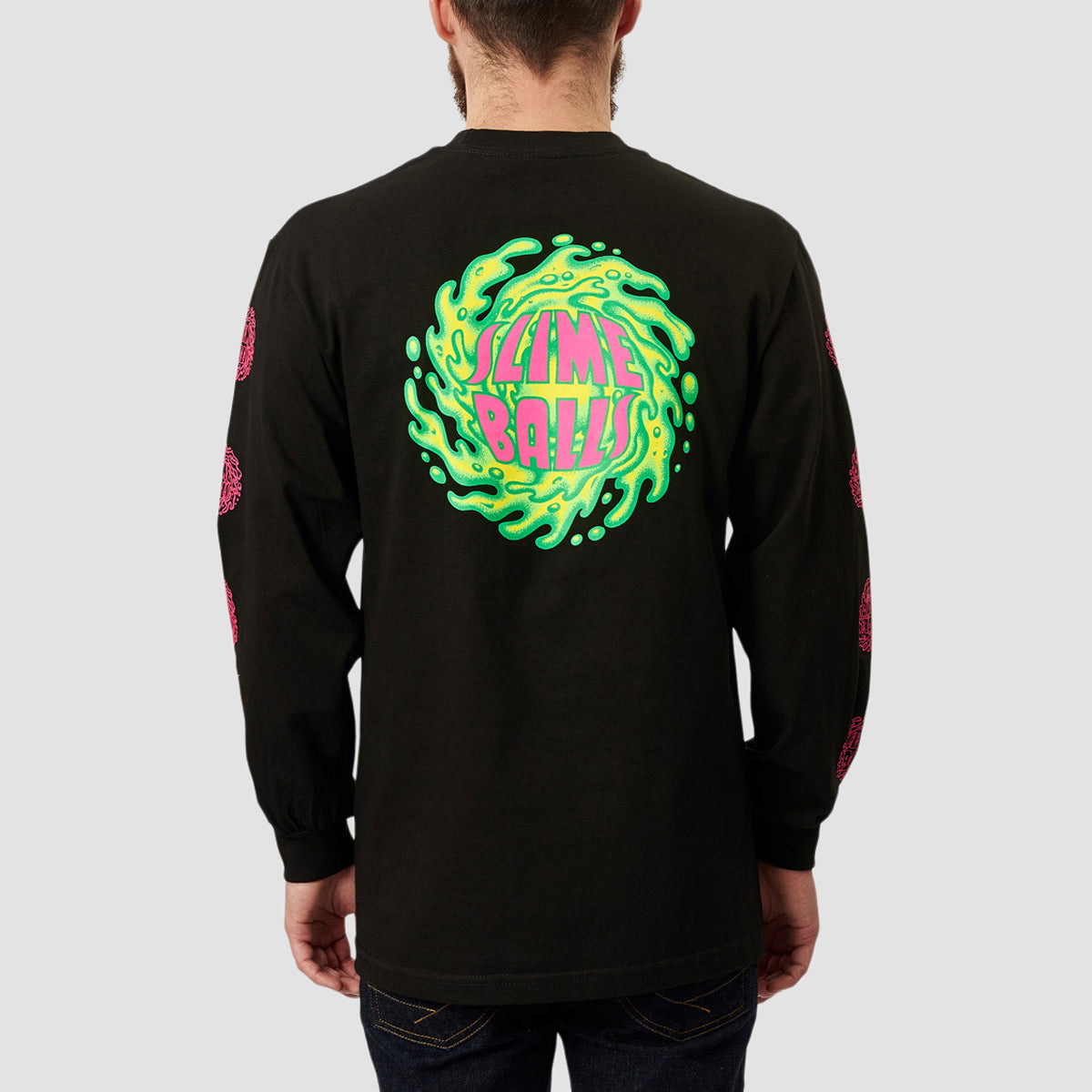 Slime Balls SB Logo Longsleeve T-Shirt Black