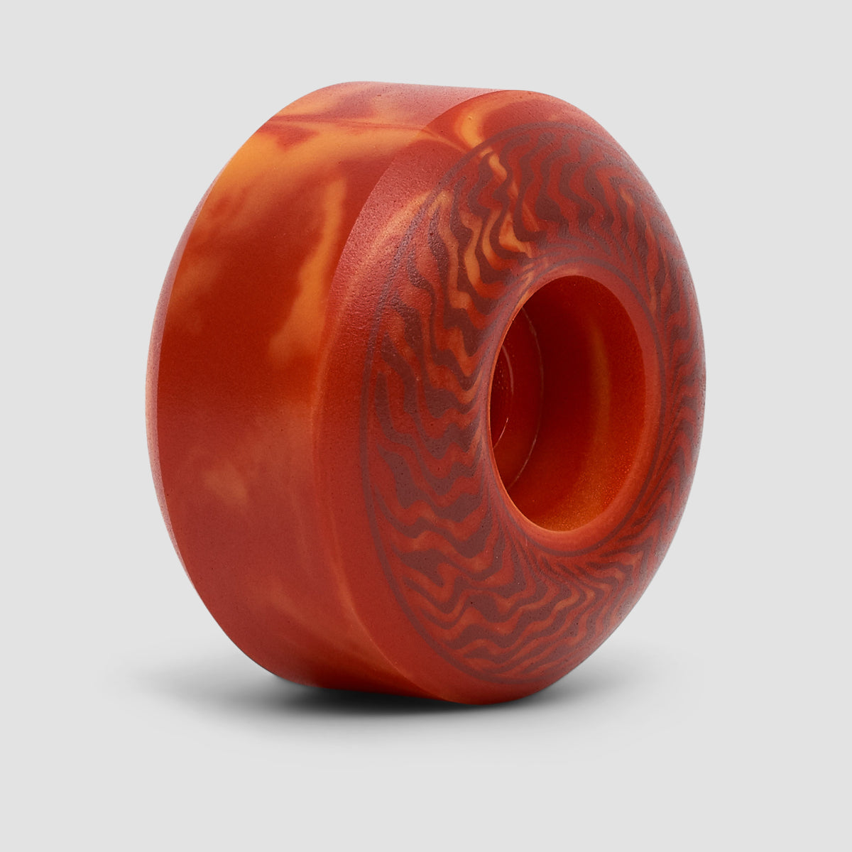 Spitfire Formula Four Swirled Classic 99DU Skateboard Wheels Red/Orange 56mm