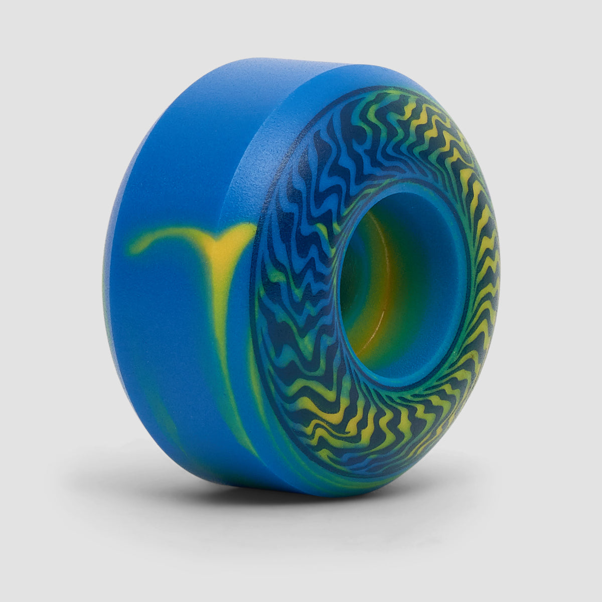 Spitfire Formula Four Swirled Classic 99DU Skateboard Wheels Yellow/Blue 54mm