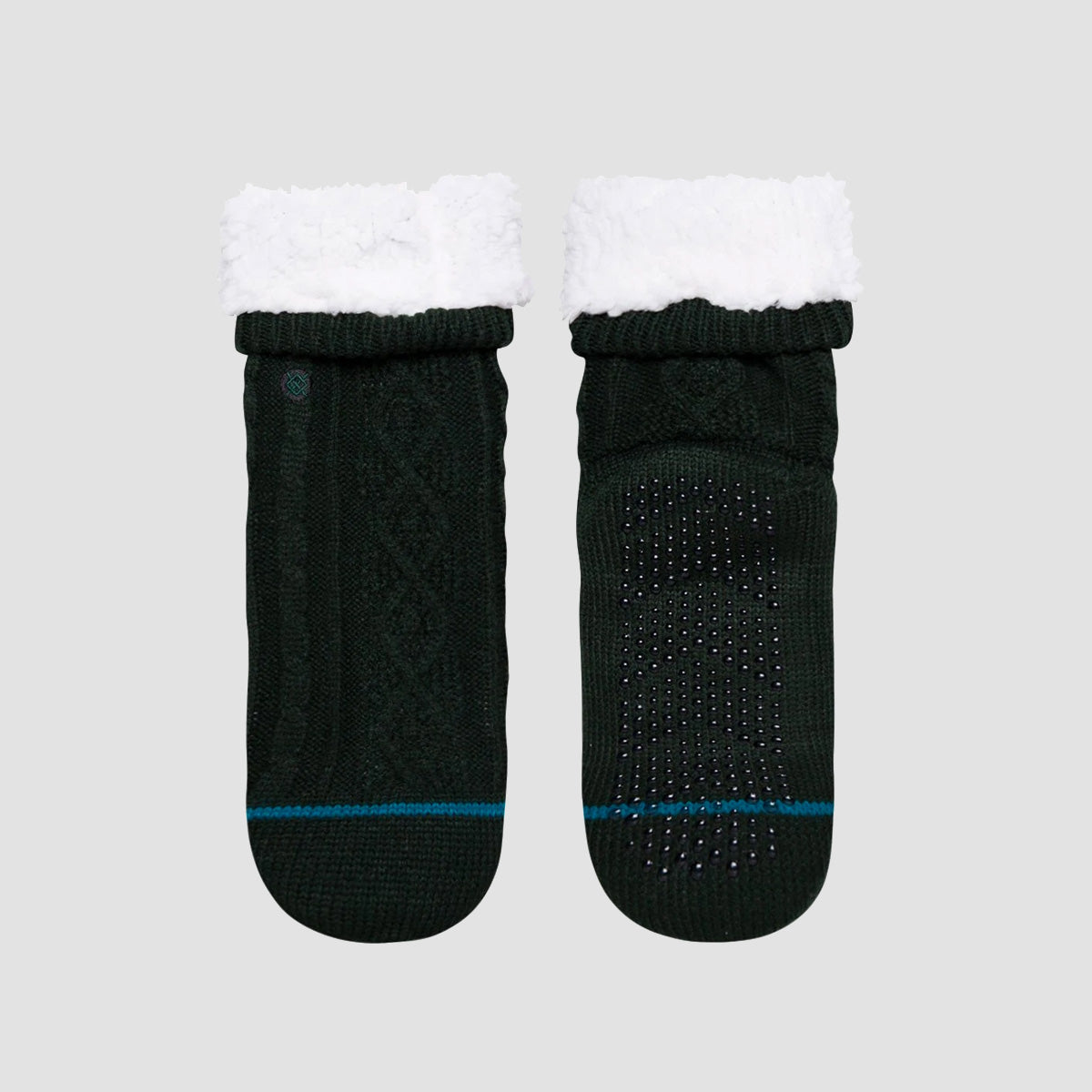 Stance Roasted Slipper Socks Green