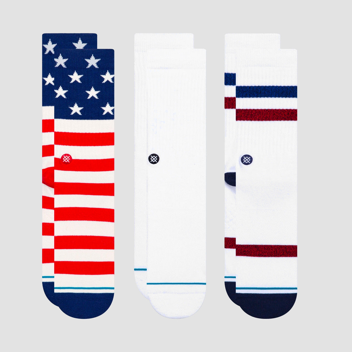 Stance The Americana Socks 3 Pack Multi