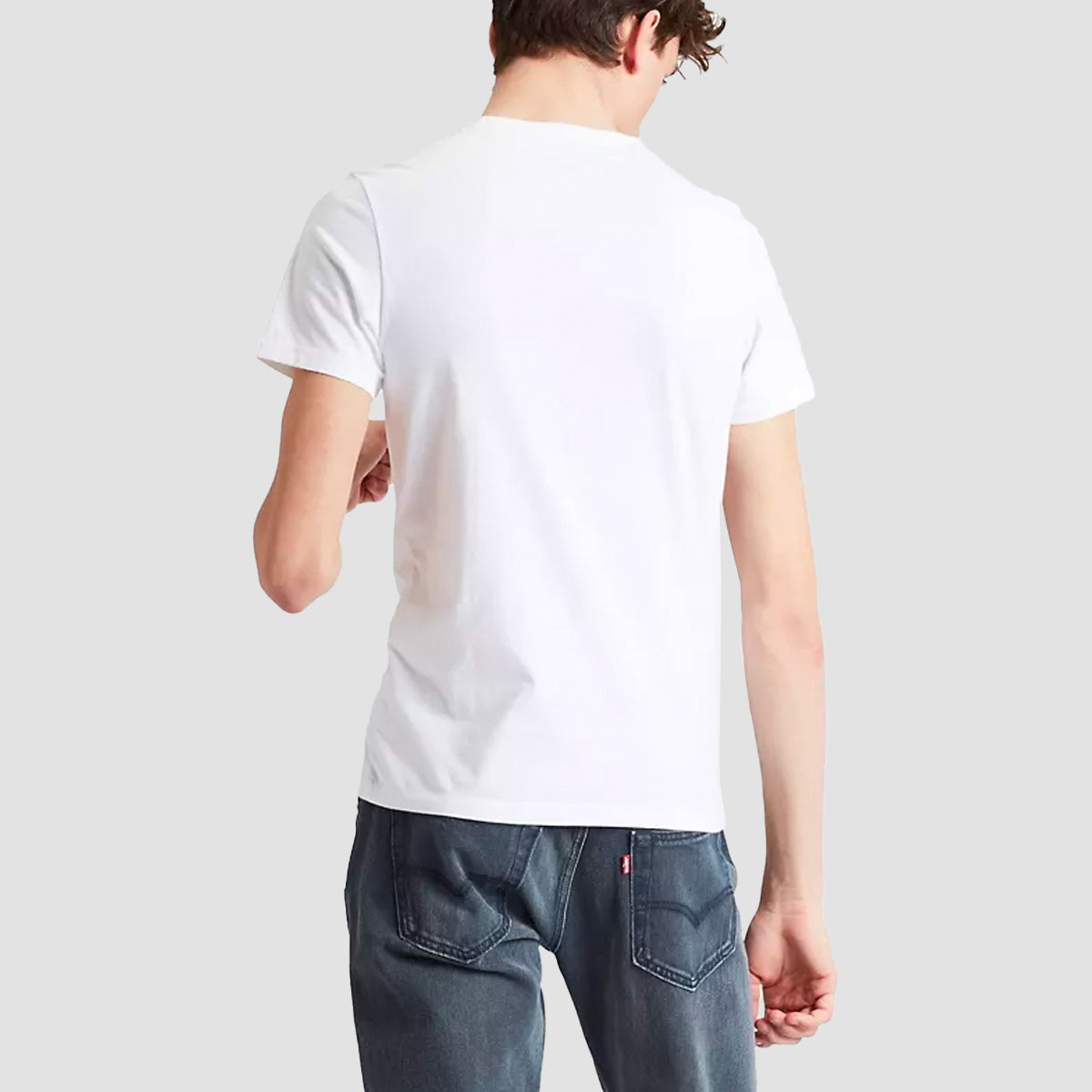 Levi’s® The Graphic T-Shirt 2 Pack White/Mid Tone Grey Heather