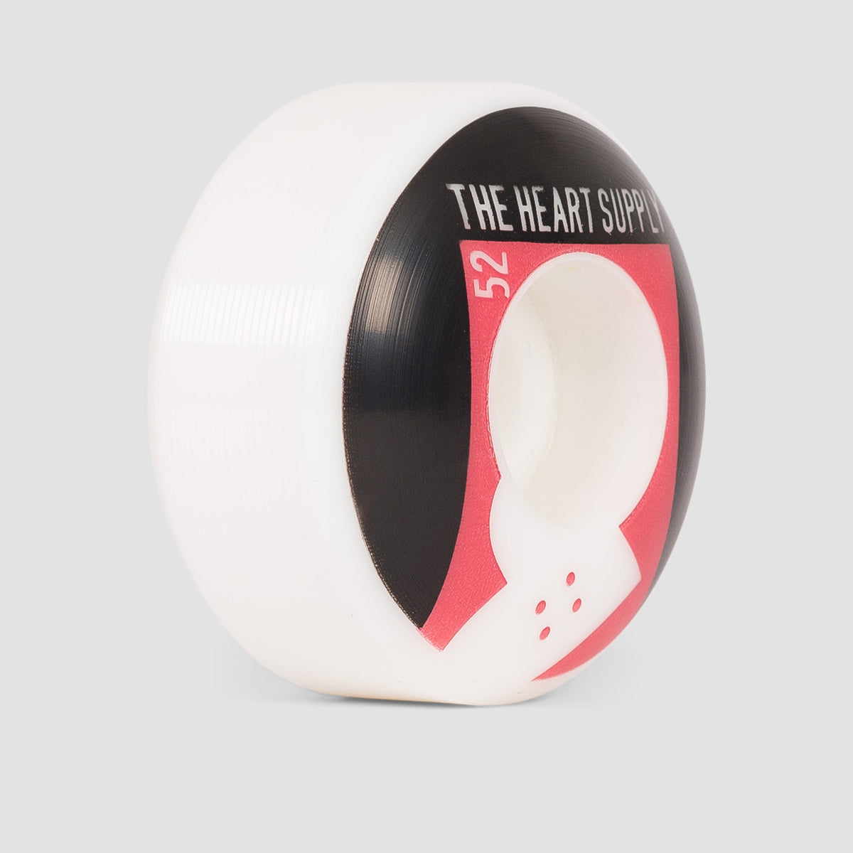 The Heart Supply Even Skateboard Wheels Red 52mm
