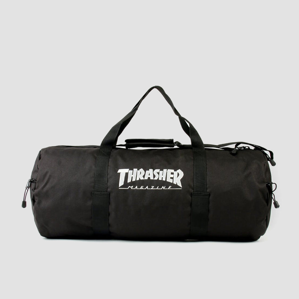 Thrasher Logo Duffel Bag Black