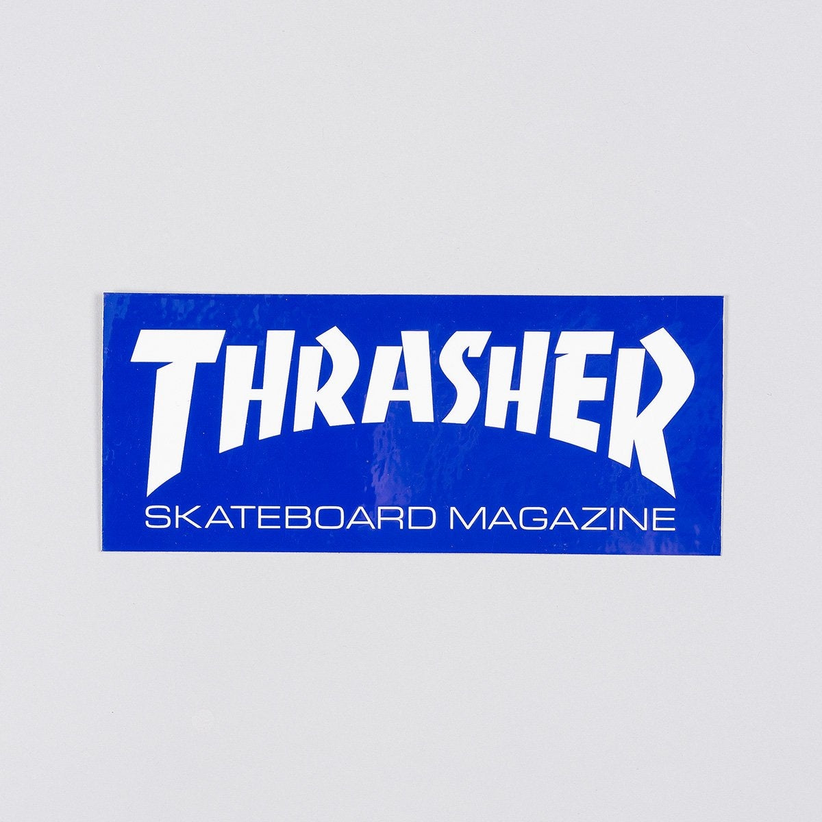Thrasher Medium Skate Mag Sticker Navy Blue/White - Skateboard