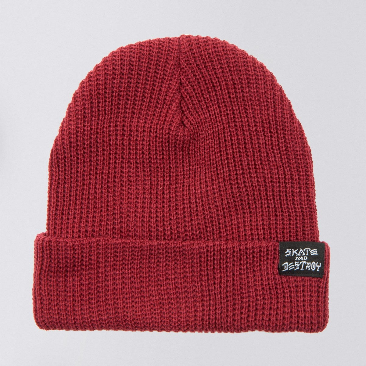 Thrasher Skate Goat And Destroy Beanie Maroon Red - Accessories