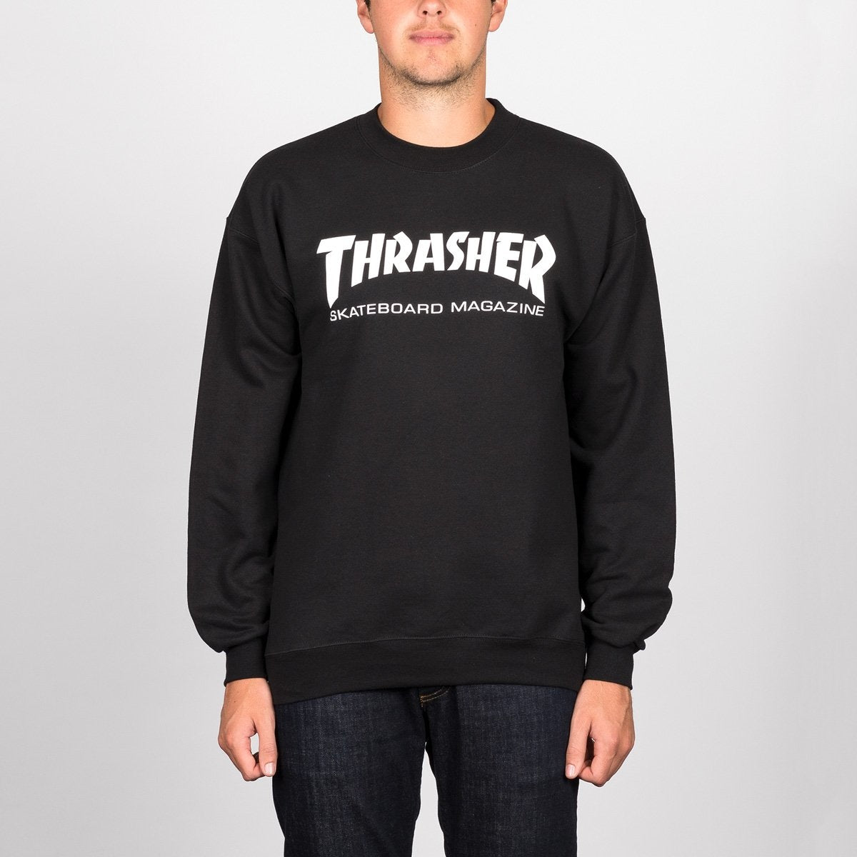 Thrasher Skate Mag Crew Sweat Black - Clothing