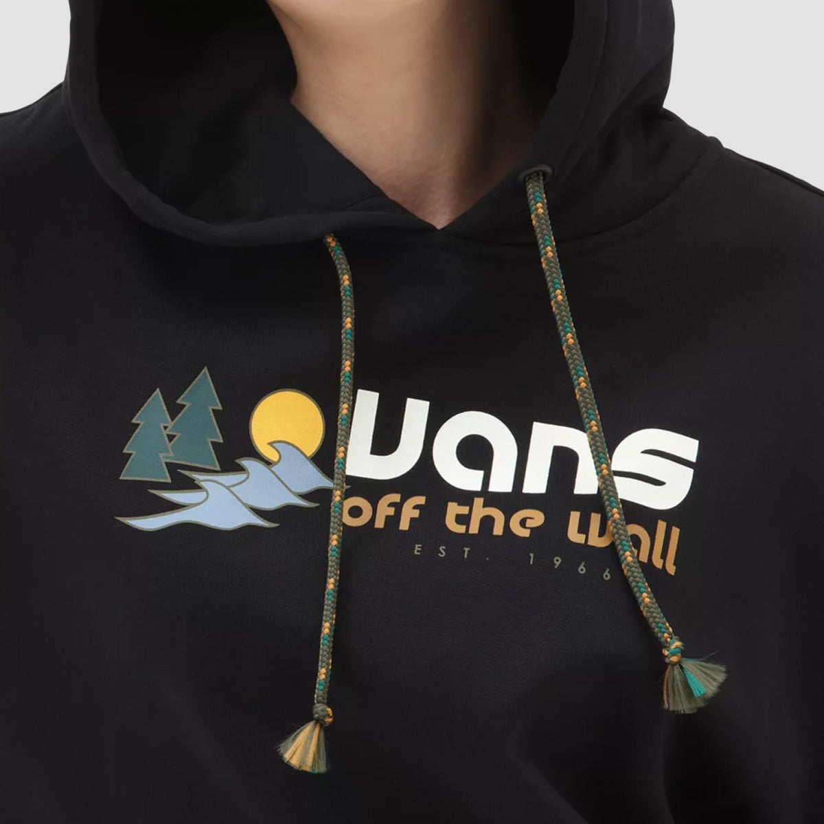 Vans Coastal Pullover Hoodie Black - Womens