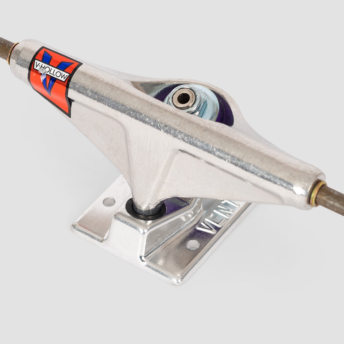 スケートボード VENTURE TRUCK V-HOLLOWS POLISHED 5.2 HI Venture All Polished V-Hollow Skateboard Truck - 5.2 Hi – CCS