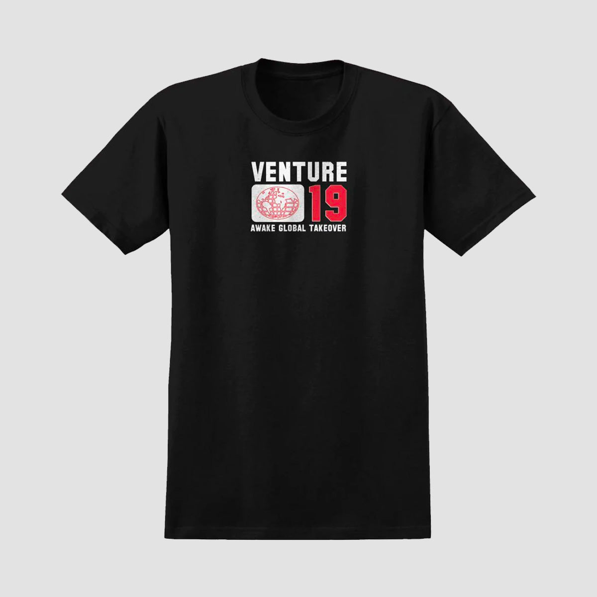 Venture Venture Global Takeover T-Shirt Black